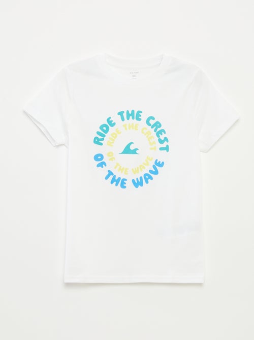 Camiseta con estampado de fantasía - Kiabi