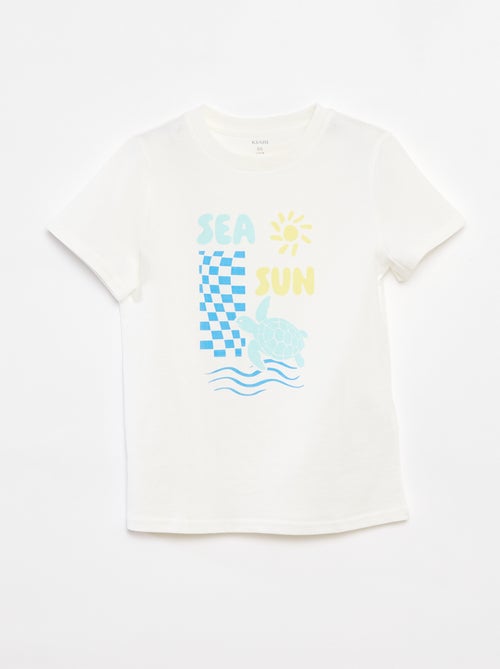 Camiseta con estampado de fantasía - Kiabi