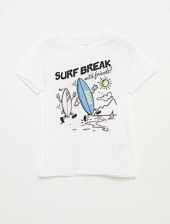 Camiseta con estampado de fantasía