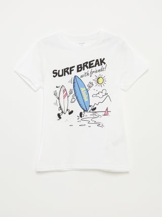 Camiseta con estampado de fantasía