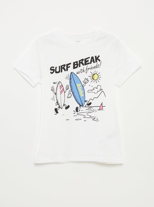 Camiseta con estampado de fantasía - Kiabi