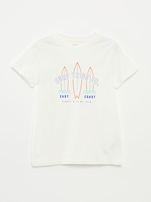 Camiseta con estampado de fantasía - Kiabi