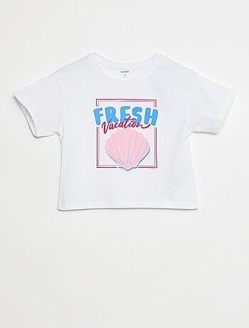 Camiseta con estampado de fantasía