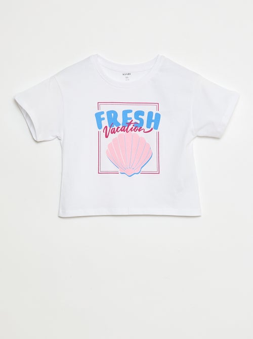 Camiseta con estampado de fantasía - Kiabi