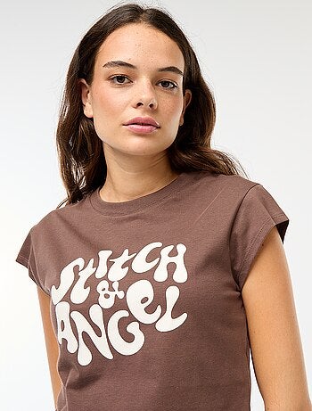 Camiseta con estampado de fantasía