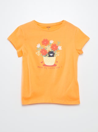 Camiseta con estampado de fantasía