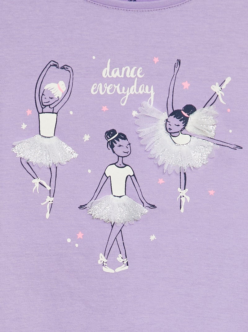 Camiseta con estampado de fantasía PURPURA - Kiabi