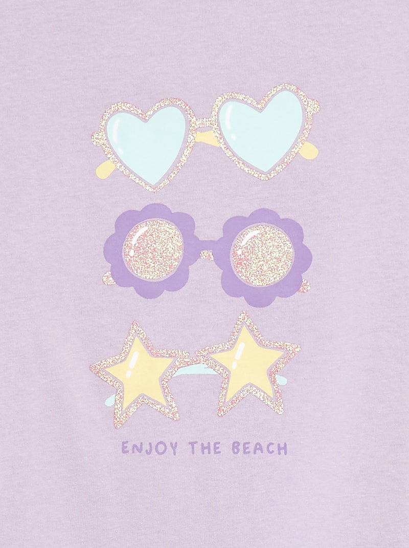 Camiseta con estampado de fantasía PURPURA - Kiabi