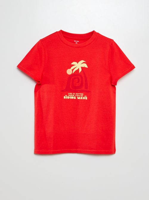 Camiseta con estampado de fantasía - Kiabi