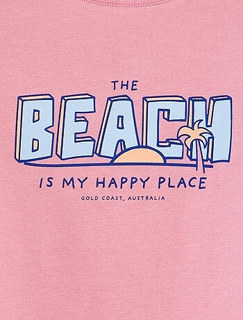 Camiseta con estampado de fantasía