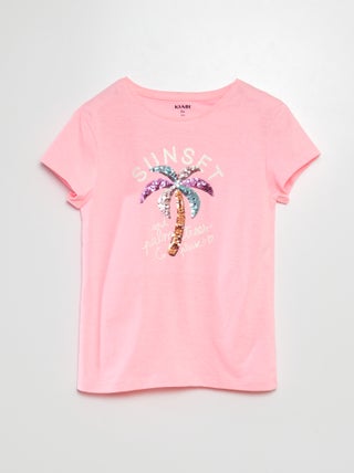 Camiseta con estampado de fantasía