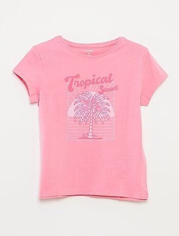 Camiseta con estampado de fantasía