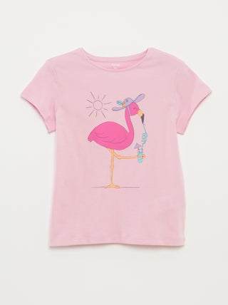Camiseta con estampado de fantasía