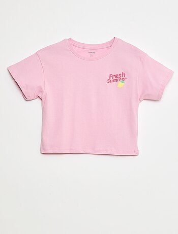 Camiseta con estampado de fantasía