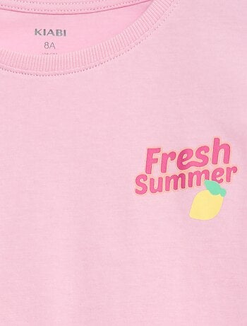 Camiseta con estampado de fantasía