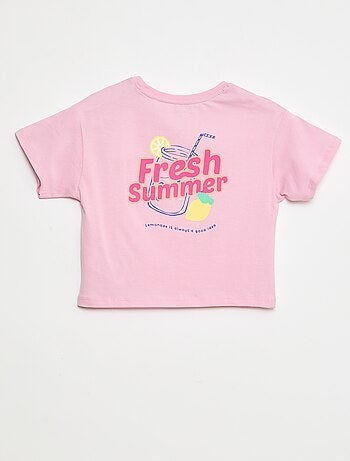 Camiseta con estampado de fantasía