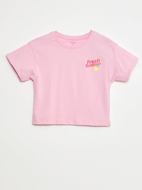 Camiseta con estampado de fantasía - Kiabi