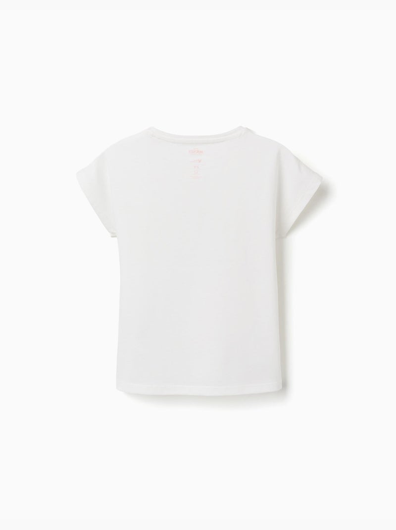Camiseta con estampado de Minnie y Daisy Blanco - Kiabi