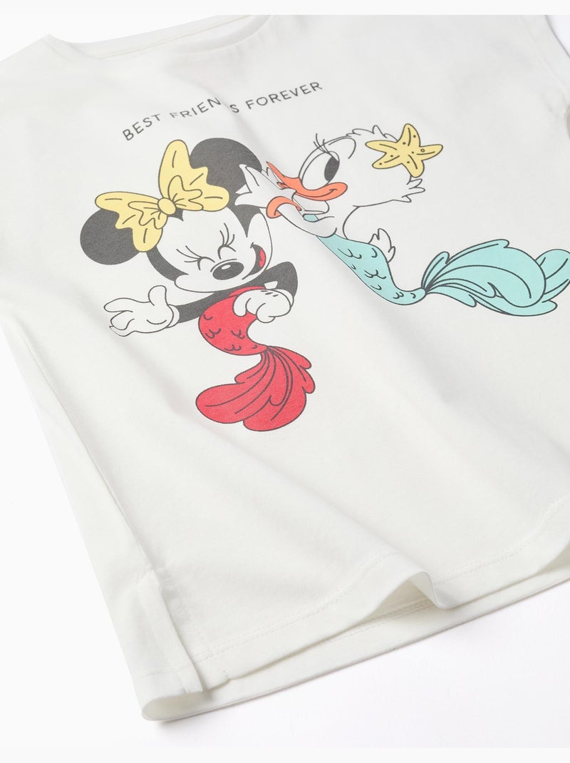 Camiseta con estampado de Minnie y Daisy Blanco - Kiabi