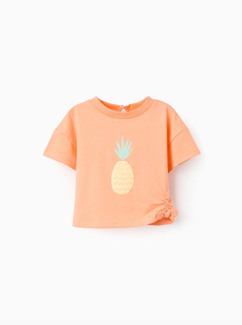 Camiseta con estampado de piña - Kiabi