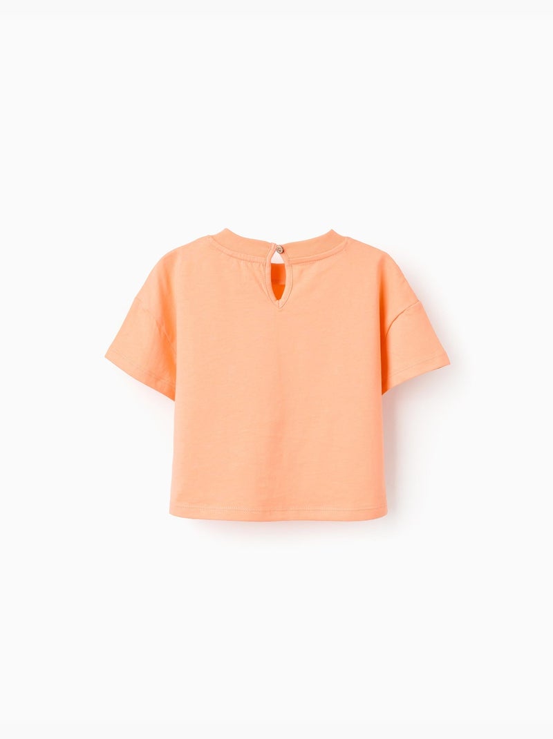 Camiseta con estampado de piña Naranja - Kiabi