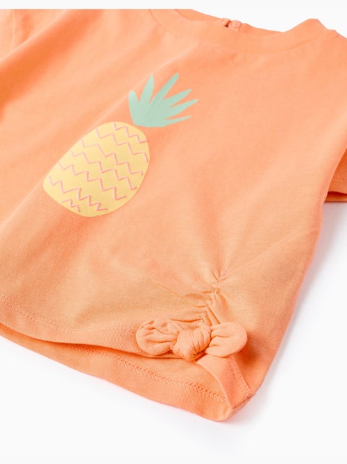 Camiseta con estampado de piña - Kiabi