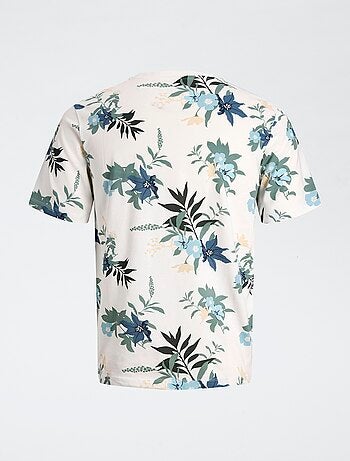 Camiseta con estampado floral 'JJ Rebel'