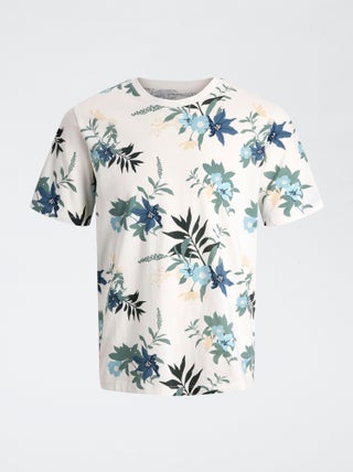 Camiseta con estampado floral 'JJ Rebel'