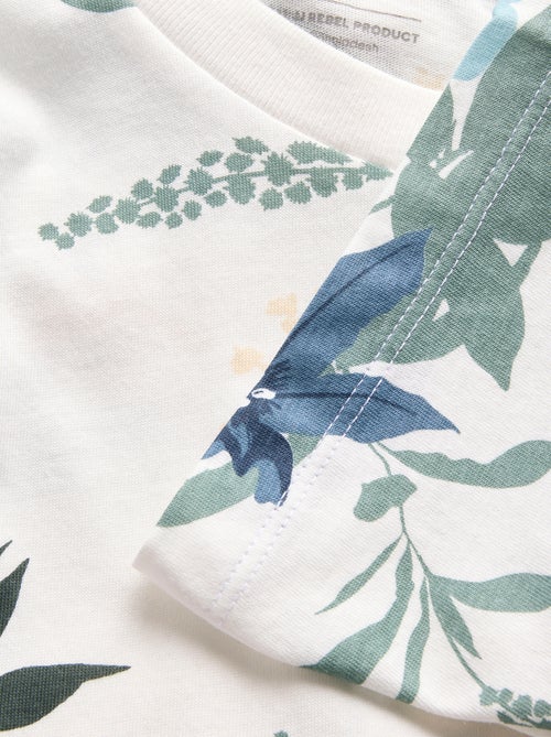 Camiseta con estampado floral 'JJ Rebel' - Kiabi