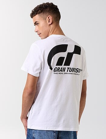 Camiseta con estampado 'Gran Turismo' delante y detrás