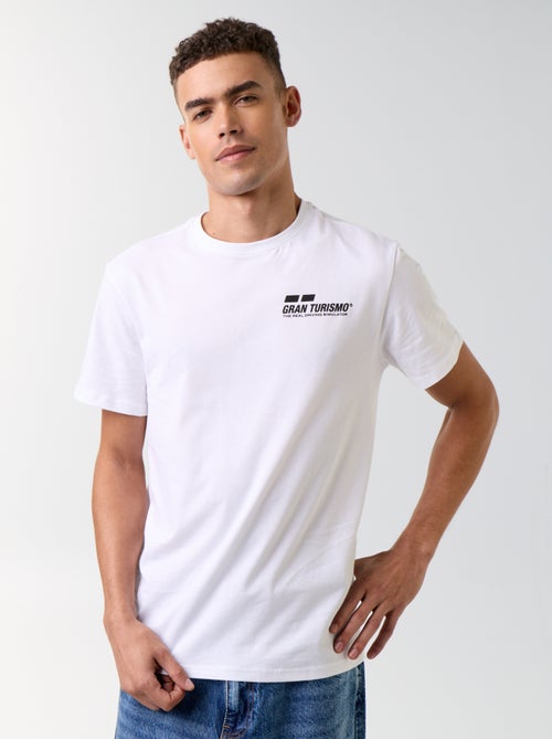 Camiseta con estampado 'Gran Turismo' delante y detrás - Kiabi