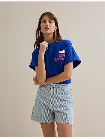 Camiseta con estampado, mo fashion