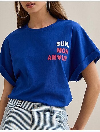 Camiseta con estampado, mo fashion