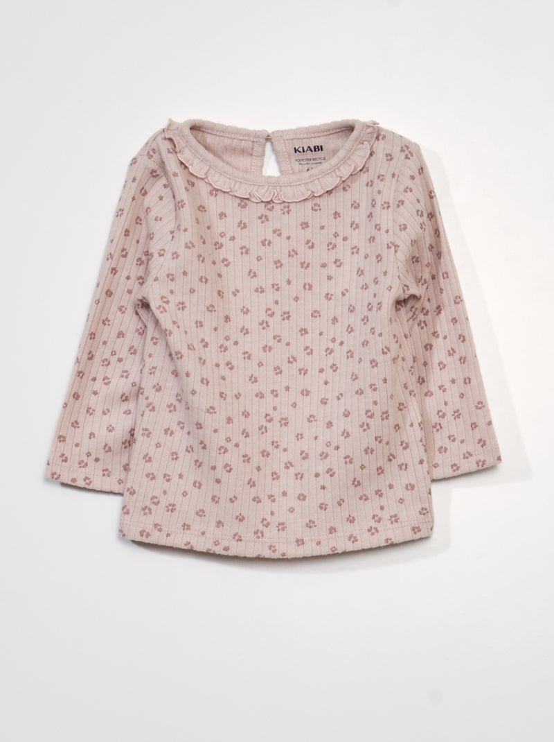Camiseta con estampado PURPURA - Kiabi