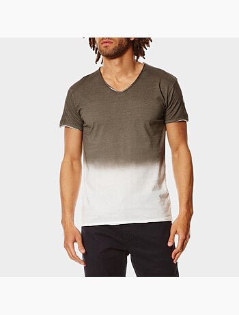 Camiseta con estampado tie and die