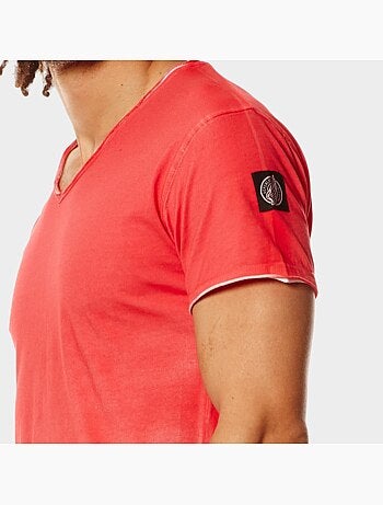 Camiseta con estampado tie and die