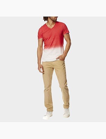 Camiseta con estampado tie and die