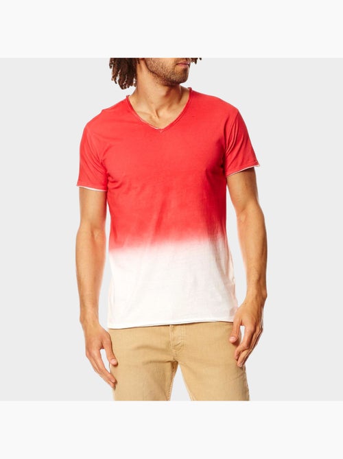 Camiseta con estampado tie and die - Kiabi