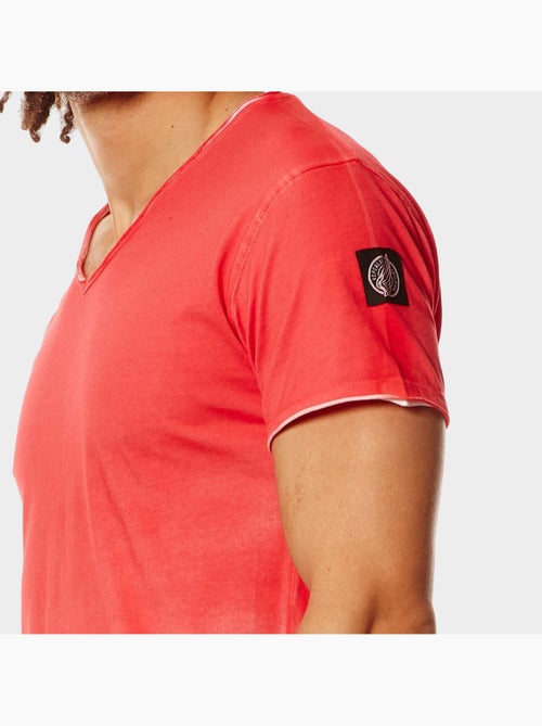 Camiseta con estampado tie and die - Kiabi