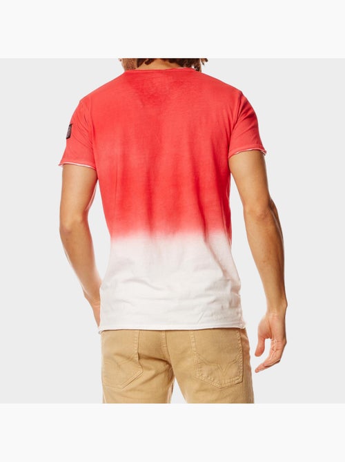 Camiseta con estampado tie and die - Kiabi