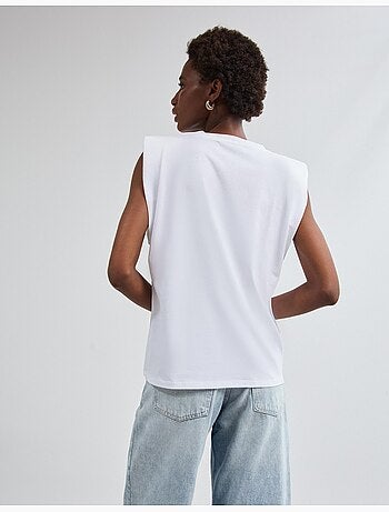 Camiseta con hombreras, mo fashion