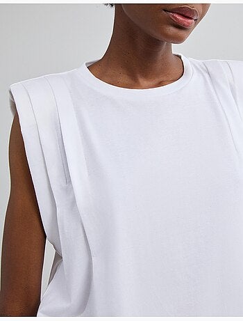 Camiseta con hombreras, mo fashion