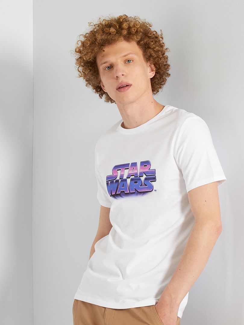 Camiseta con logo de 'Star Wars' BLANCO - Kiabi