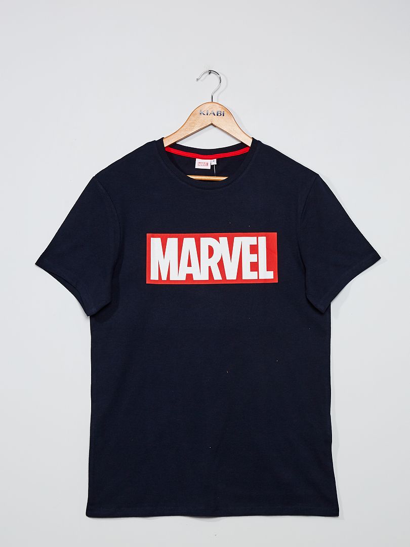 Camiseta con logo 'Marvel' AZUL - Kiabi