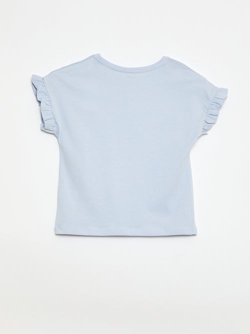 Camiseta con mangas con volantes - Kiabi