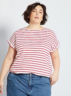 Camisetas y tops de tallas grandes mujer