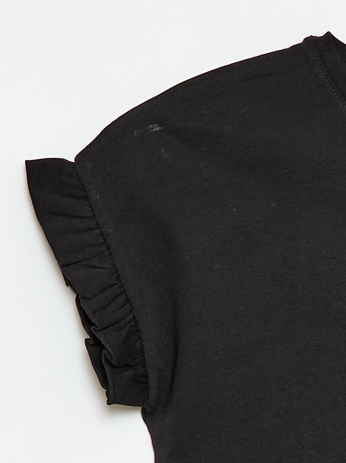 Camiseta con mangas con volantes - Kiabi