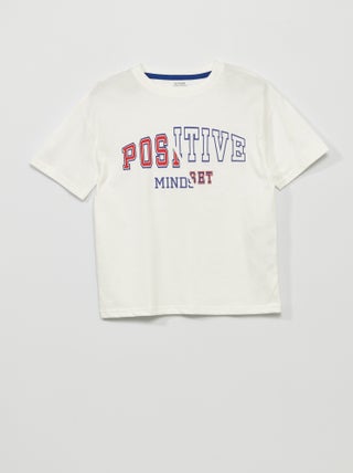 Camiseta con mensaje