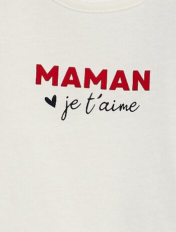 Camiseta con mensaje