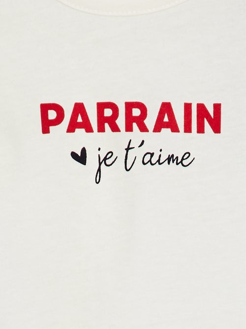 Camiseta con mensaje - Kiabi